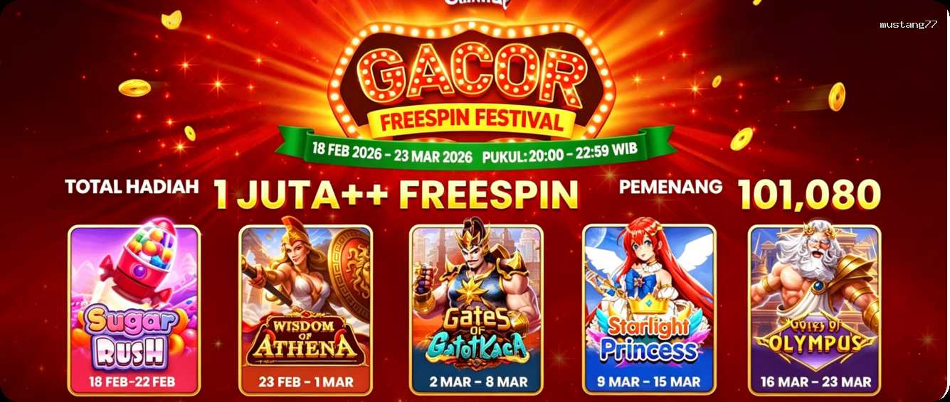 Login mustang77 Sekarang Bonus Melimpah